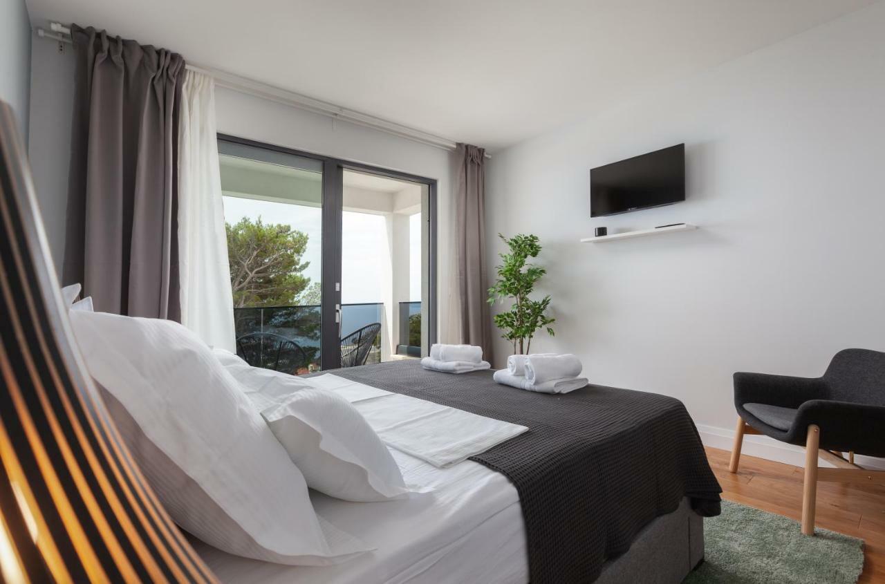 Villa Mira With Fantastic Sea View Μακάρσκα Εξωτερικό φωτογραφία